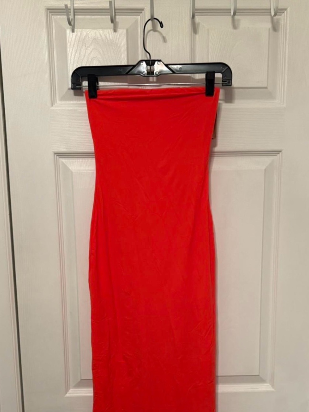 Strapless Skims Tube Dress in color Poppy